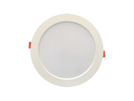 2X, 4X y 6X Pack Panel LED Extra Plano Redondo Color Blanco Frío (6000K) 24W 2400 Lúmenes Downlight Iluminación (2 Pack) Reacondicionado Supply