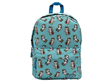 Cypbrands - Mochila Juvenil Adaptable a Trolley Unicorn by Bagoose, Rosa, Talla única For Sale