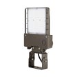 GKOLED Area Parking Lot Light, 100 Watt, 14200 Lumens, 120-277V, 4000K or 5000K, Dark Bronze Finish Fashion