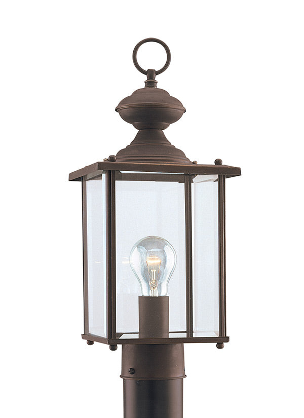 8257-12, One Light Outdoor Post Lantern , Jamestowne Collection For Sale