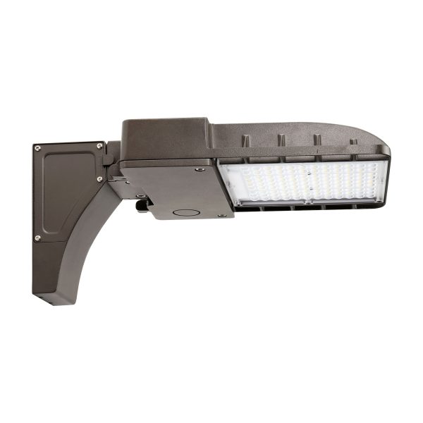 GKOLED Area Parking Lot Light, 100 Watt, 14200 Lumens, 120-277V, 4000K or 5000K, Dark Bronze Finish Fashion