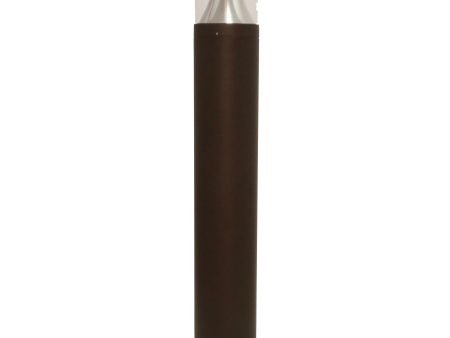 6  LED Round Bollards, 3000 Lumens, CCT Selectable, 120-277V, Bronze Supply