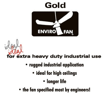 136F-10 Gold Line Extra Heavy Duty Industrial Ceiling Fan For Discount