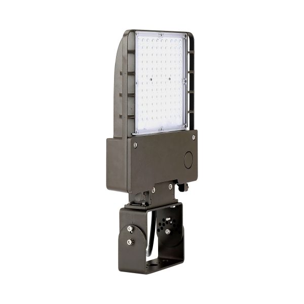 GKOLED Area Parking Lot Light, 100 Watt, 14200 Lumens, 120-277V, 4000K or 5000K, Dark Bronze Finish Fashion