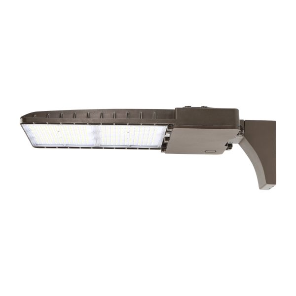 GKOLED Area Parking Lot Light, 300 Watt, 42000 Lumens, 120-277V, 4000K or 5000K,  Dark Bronze Finish For Sale