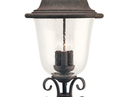 8259EN-46, Three Light Outdoor Post Lantern , Trafalgar Collection Discount