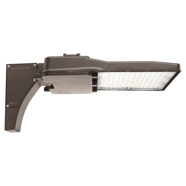 GKOLED Area Parking Lot Light, 150 Watt, 21000 Lumens, 120-277V, 4000K or 5000K, Dark Bronze Finish Supply