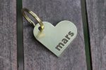 Heart-Shaped Brass Pet ID Tag | Personalized Engraved Dog Tag Online Hot Sale