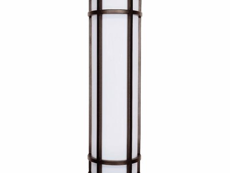 24  LED Outdoor Wall Sconce, CCT Selectable, 120-277V Online Hot Sale