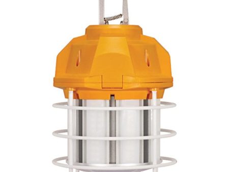 SATCO 60W LED Hi-lumen temporary hi-bay caged lamp; 5000K; Integrated cord   plug and hook; 120V Discount