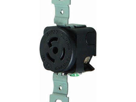 Twist Lock Wall Mount Receptacles, 2 Pole 3 Wire 15A For Discount