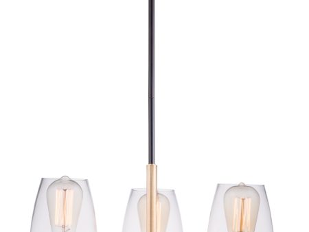 Goblet 3-Light Chandelier For Discount