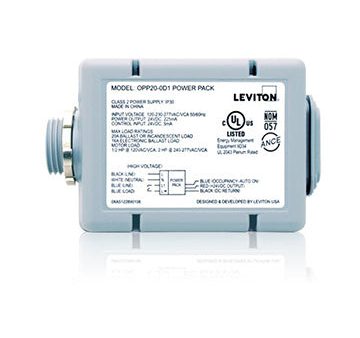 20A Standard Power Pack for Occupancy Sensors, features include Auto ON, Latching Relay, Color: Gray Hot on Sale