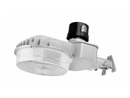 Dusk to Dawn Light with Photocell, 45W, 65W or 90W, 4000K or 5000K, 120-277V, Silver Finish Sale