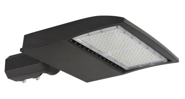 LED Area Parking Lot Light, 150 Watt, 21000 Lumens, 100-277V, 5000K, Bronze Finish Online now