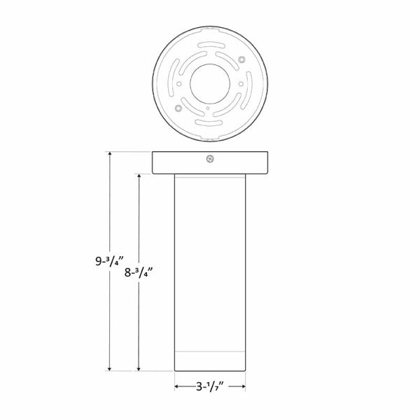 3  Ceiling Mount Cylinder Light, 675 Lumens, CCT & Wattage Selectable, 120-277V, Black Online now