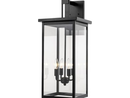 Millennium Lighting  4 Light Outdoor 27  Wall Sconce, Barkeley Collection on Sale