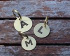 Brass Letter Pet ID Tag | Custom Engraved Initial Tag for Pets Cheap