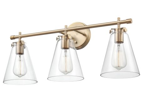 Millennium Lighting Three Light Vanity Aliza Series (Available in Modern Gold, Brushed Nickel, and Chrome Finishes) Online Hot Sale