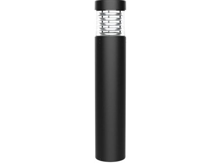 8  Flat Louver Bollard, 2000 Lumens, 4000K or 5000K, Wattage Selectable, 120-277V, Black or Bronze Online Hot Sale