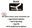 136C-10 Gold Line Extra Heavy Duty Industrial Ceiling Fan, 4-Wire reversing fans Supply