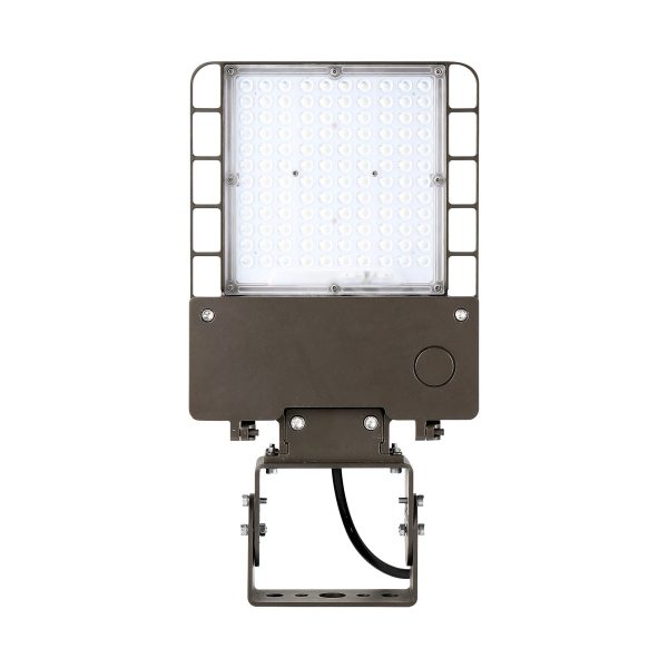 GKOLED Area Parking Lot Light, 100 Watt, 14200 Lumens, 120-277V, 4000K or 5000K, Dark Bronze Finish Fashion