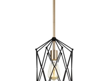 Zarra 1 Light 8  Satin Brass Pendant Ceiling Light Cheap