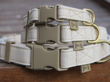 Organic Cotton Canvas Dog Collar on Sale