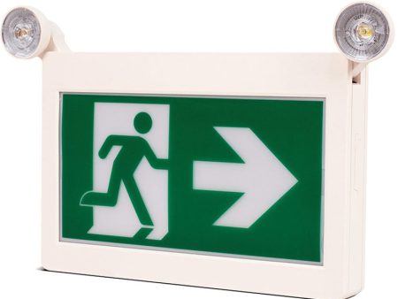 Mircom LED Running Man Sign with Adjustable Twin Spot LED Lights (Remote Capable) Online now