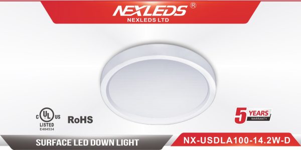 4  LED Surface Mounted Disk Light 14.2W - Anti Glare Supply